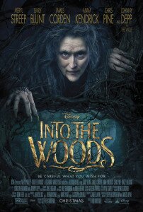 into woods